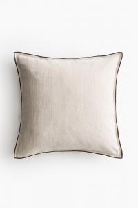 Наволочка H&M Cushion Cover Containing, 60X60 см, бежевый