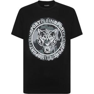 Футболка карбоновый тигр Plein Sport, черный