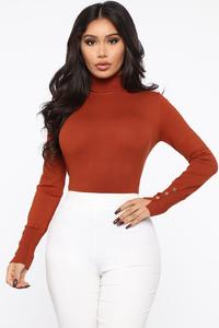 Свитер Fashion Nova W9034, ржавчина