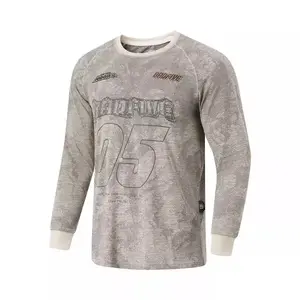 LINING Футболка мужская rock бело-серая жаккард