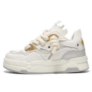 Низкие женские скейтерские кеды Medd, бежевый