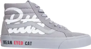 Кеды Vans Patta x Vault Sk8-Hi Reissue VLT LX Mean Eyed Cat - Frost Grey, серый