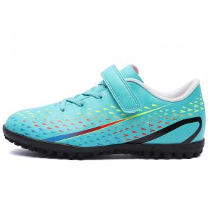 Футбольные бутсы детские, с низким верхом, амортизирующие, устойчивые к истиранию, дышащие, противоскользящие Kung Fu partners, аква