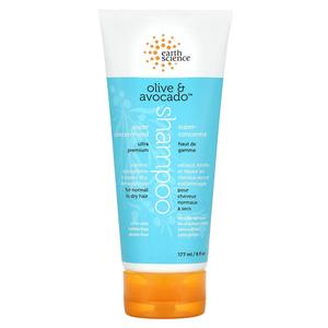 Earth Science Супер концентрированный шампунь оливка и авокадо 177 мл (6 жидких унций)