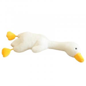 Милые плюшевые утки с длинной шеей, говорящие игрушки, высота 55см/90см MLING, белый