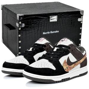 Женские кроссовки для скейтбординга Dunk Abrasion Resistant Low top Nike, One Road of Flowers-Gift Box 4