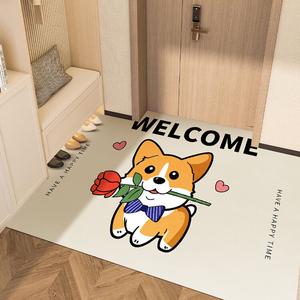 Xinglianxin Ковер 50х80 см для прихожей в мультяшном стиле, грязеотталкивающий, моющийся, в наборе 2 шт