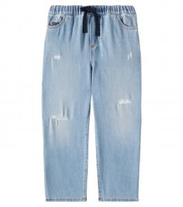 Рваные прямые джинсы Dolce&Gabbana Kids, Variante Abbinata