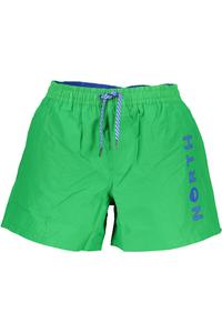 Мужские шорты North Sails пляжные с контрастной надписью, зеленый