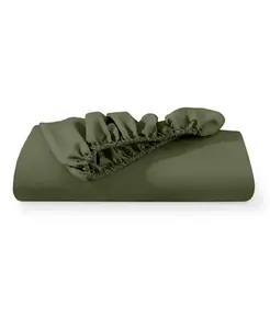 Ультрамягкая двухслойная простыня с начесом Bare Home, cypress