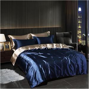 Generic Комплект постельного белья из шелка с покрывалом