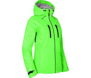 BERGSON Куртка-дождевик с легкой подкладкой, из переработанного материала, водонепроницаемость 20 000 мм водяного столба, зеленая