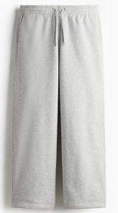 Спортивные брюки H&M Loose Fit, светло-серый