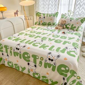 Yalu Простыня 120х210 см с парой наволочек, ткань с начесом, цвет Adorable Baby