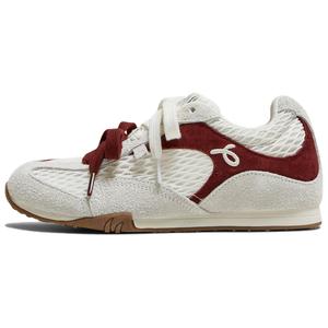 TATA Дышащие женские повседневные кеды низкие серо-бело-красные, цвет Gray/White/Red