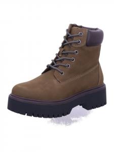 Женские сапоги без подкладки зеленого цвета Bullboxer