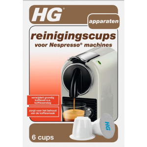 HG — Чистящие капсулы для кофемашин Nespresso — 6 капсул.