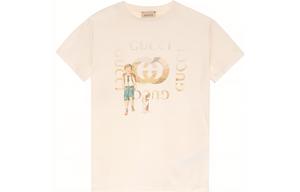 Детская футболка GUCCI, экрю