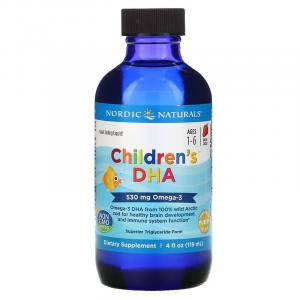 Омега-3 с ДГК для детей 1-6 лет Nordic Naturals 530 мг, 119 мл