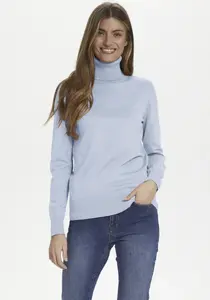 Свитер с высоким воротником Saint Tropez "J2046, MilaSZ Rollneck Pullover", цвет Heather Melange