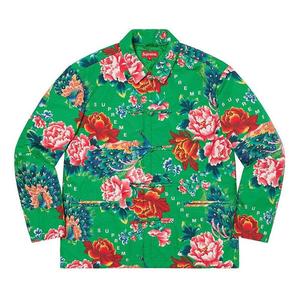 Куртка peacock jacket 'green red blue' Supreme, зеленый