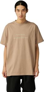 Футболка Snow Peak TS-25AU004 с изображением кострища, с коротким рукавом, мужская, женская, бежевый