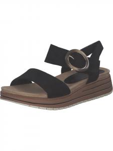 Сандалии на плоской подошве Marco Tozzi, черный