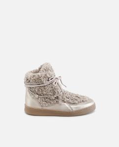 Детские сапоги из металлизированной кожи с овчиной Eli 1957