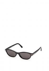 Солнцезащитные очки Tom Ford Sunglasses, Shiny Black Smoke Polarized/Black