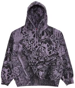 Толстовка Supreme Liberty Hooded Sweatshirt 'Dusty Purple', фиолетовый