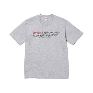 Футболка Supreme Joke Tee, Heather Grey