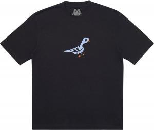 Футболка Palace Pigeon Hole T-Shirt 'Black', черный