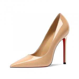 Женские туфли NTOZE на высоком каблуке 9 см, бежевый