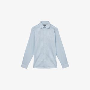 Рубашка Reiss Remote Bengal из хлопка в полоску, синий