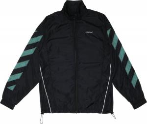Куртка Off-White Diag Nylon Jacket 'Black/White', черный