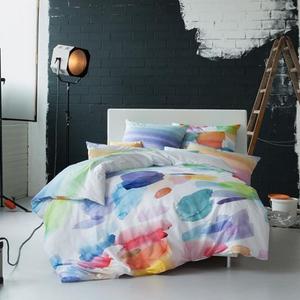 Постельное белье Estella Mako из сатина, пододеяльник, 2 предмета, 135 х 200 см, наволочка 80 х 80 см, Impulse Splash 4713001 многоцветный