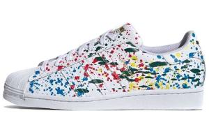 Кроссовки Adidas Originals Superstar Splashes Splatter And Drips White