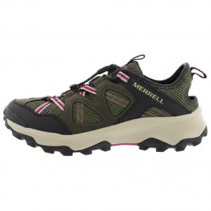 MERRELL Текстильные кожаные треккинговые ботинки Women's Green