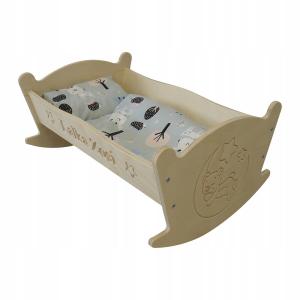 Большая Колыбка С Гравировкой + Имя + Темный Лес Drewniane Wyroby