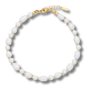 Браслет на лодыжку Leah Pearl из 18-каратного желтого золота Pompeii2, 18K Yellow Gold