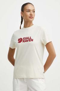 Футболка Fjällräven Logo Tee Fjallraven, бежевый