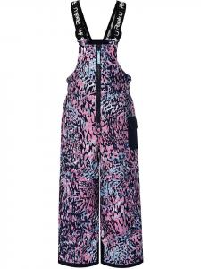 Лыжные штаны Peek U, цвет pink/hellblau/schwarz