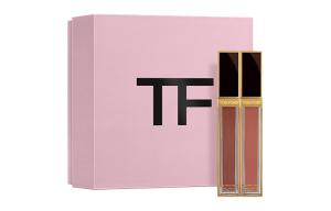 TOM FORD Набор жидких помад TF Black Gold Mirror Finish, легко растушевываются, увлажняющие, 5,5 мл + 5,5 мл