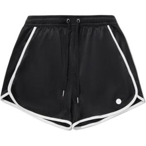 Женские спортивные шорты Li Ning, черные, средней толщины, из тканого материала