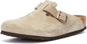 Женские сабо Birkenstock Boston из замши, Taupe