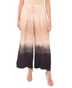 Женские широкие брюки с присборенным рисунком в стиле тай-дай Vince Camuto, Natural Sand