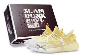 Кроссовки adidas originals Yeezy Boost 350 V2 Lifestyle Shoes Unisex Low-top White/Yellow, белый/желтый