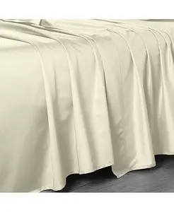 Простыня из плотного хлопка с плотностью 800 нитей, только США, размер King Egyptian Linens, ivory