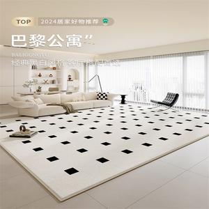 Y U-LIVE Ковер 200х250 см для гостиной в светлом люксовом стиле, French Waterproof, моющийся, можно протирать, из искусственной шерсти