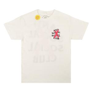 Футболка с короткими рукавами Anti Social Social Club отменена, цвет Белый